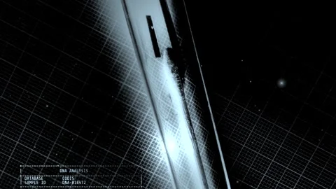 Forensic DNA Analysis Interface for Scientific Research Screen Animation 库存影片 341421528