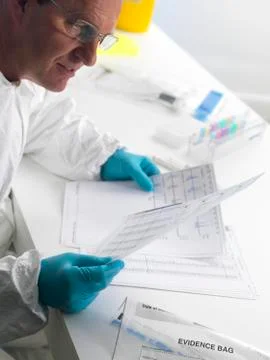 Forensic science Foto stock