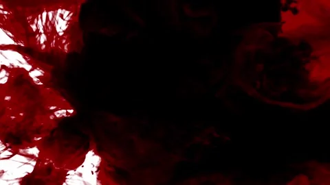 Forensic Style Red Ink Dripping and Spreading on White Surface 4K Stock-Footage 275274082