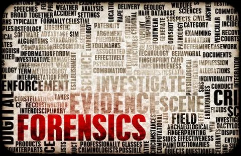 Forensics Stock Illustration