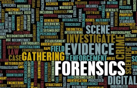 Forensics Stock Illustration