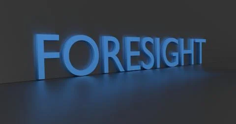 Foresight Word Stock Illustration