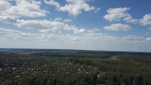 Forest and clouds Stock Footage 82227352