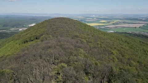 Forest and Hills in the spring sunshine Stock Footage 240827424