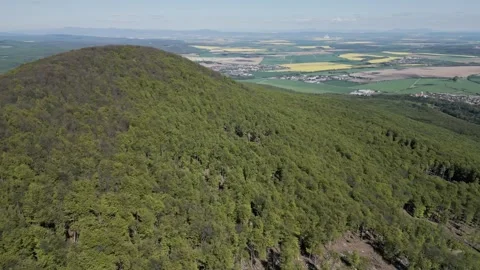 Forest and Hills in the spring sunshine Stock Footage 240827916