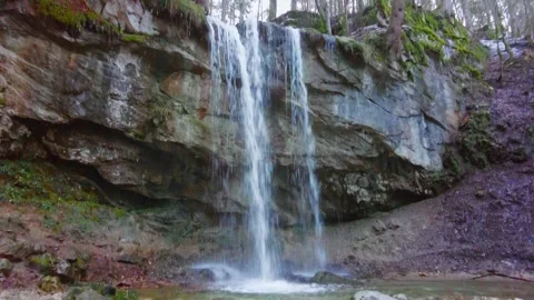 Forest and mountain landscape Stock Footage 272790208