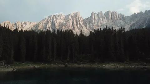 Forest and Mountains in the Dolomites Stock Footage 300903560