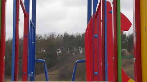 Forest And Playground Stock Footage 162733173