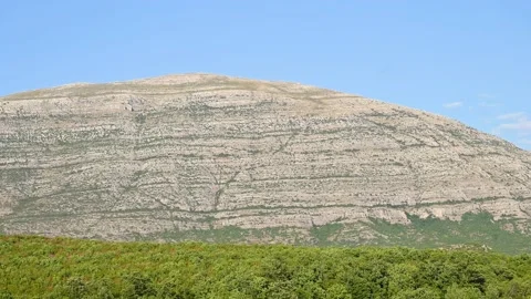 Forest and rocks on mountain. Landscape in summer. Mountain Dinara, Croatia. Stock Footage 221511298