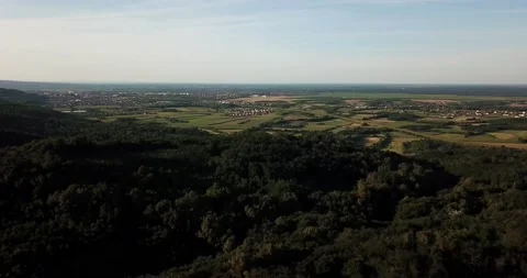 Forest and valley 4K Stock Footage 136534534