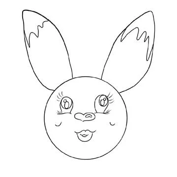 Forest animals hare, rabbit  Stock Illustration