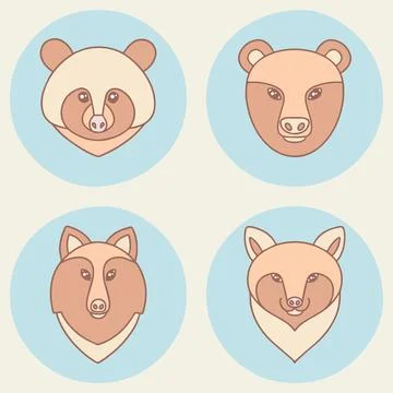 Forest Animals Stock Illustration