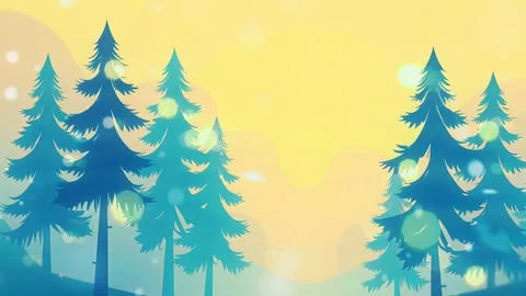 Forest animated with sunshine Stock Footage 305731597