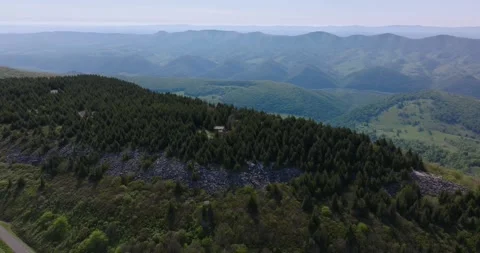 Forest Canopy and Ridges Spruce Knob Stockbeeldmateriaal 328469549
