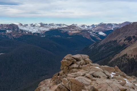 Forest Canyon Overlook Stock Photos