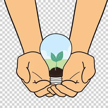 Forest conservation concept 스톡 일러스트