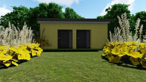 Forest Cottage 库存影片 340561434