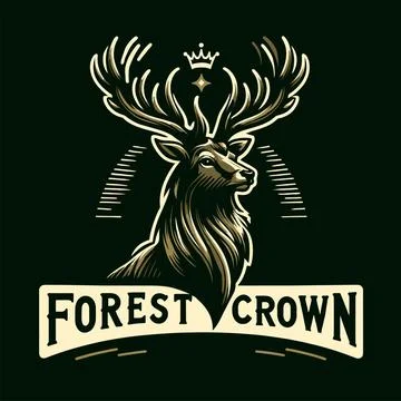 FOREST CROWN Stock Illustration