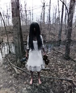 Forest of the darkness Stock Illustration