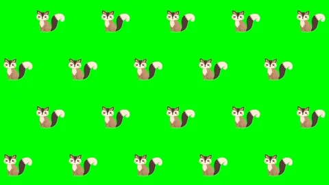 Forest Day Pop-Up, Seamless, Pattern Characters: Green Screen Essentials Video stock 279199048