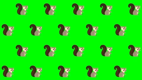 Forest Day Pop-Up, Seamless, Pattern Characters: Green Screen Essentials Video stock 279199051
