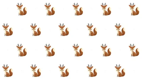 Forest Day Pop-Up, Seamless, Pattern Characters: Green Screen Essentials Stockbeeldmateriaal 279199069