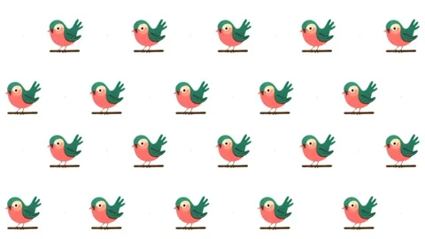 Forest Day Pop-Up, Seamless, Pattern Characters: Green Screen Essentials Stockbeeldmateriaal 279199079