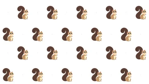 Forest Day Pop-Up, Seamless, Pattern Characters: Green Screen Essentials Stockbeeldmateriaal 279199085