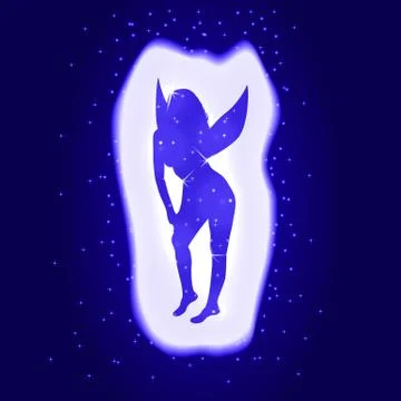 Forest fairy Stock Illustration
