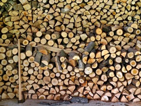 Forest felling Stock Photos