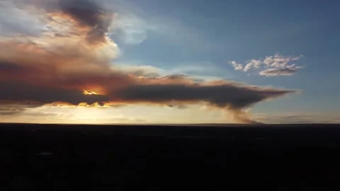 Forest Fire Brazil Video stock 130279776