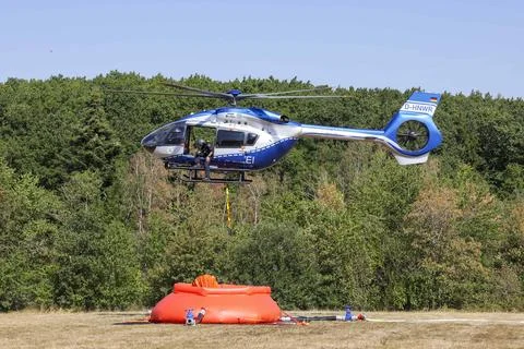 Forest fire in the Huertgenwald in Germany, Dueren - 14 Aug 2026 Stock Photos