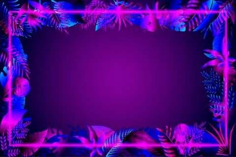 Forest frame Illustrazione stock