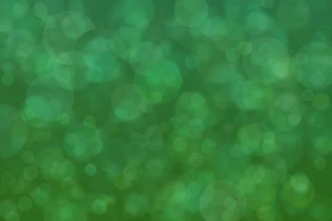 Forest green abstract defocused background, circle shape bokeh pattern. Stock Illustration