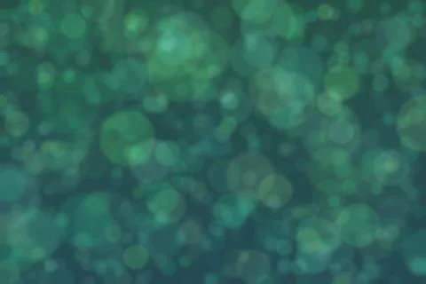 Forest green abstract defocused background, circle shape bokeh pattern. イラスト素材
