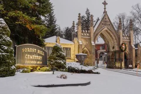 Forest Hill Cemetery Stock Photos