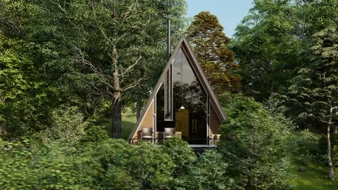 FOREST HOUSE DESIGN 動画素材 235925228