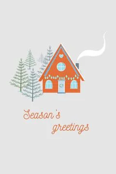 Forest house Stock Illustration