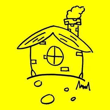 Forest House Stock Illustration