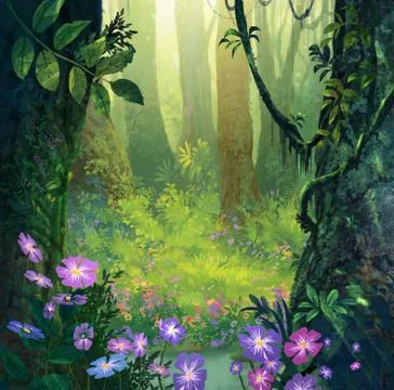 Forest Stock Illustration