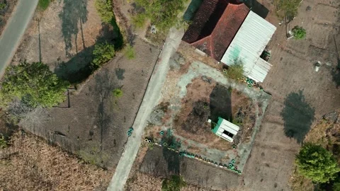 Forest Land Clearing Aerial View Stock Footage 345861720