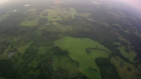 Forest landscape aerial view Stock Footage 70952654
