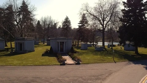 Forest Lawn Cemetary Stock Footage 89247102