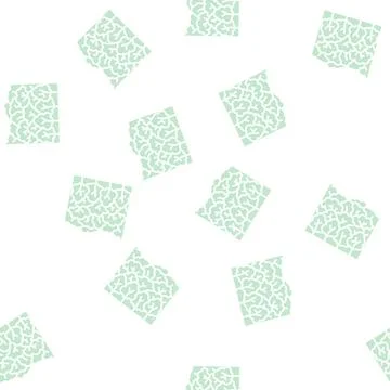 Forest leaf glyph seamless pattern Stock Illustration