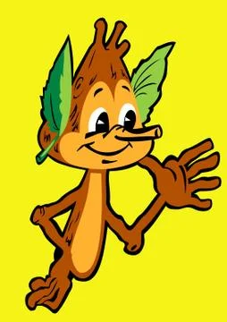 Forest man. Stock-Illustration