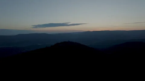 Forest Mountain Aerial Shot Stock Footage 261305979