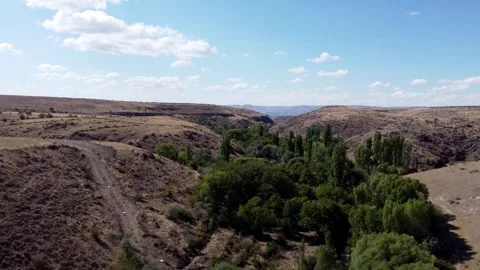 Forest Mountain Sky Landscape 4K Stock Footage 301606566