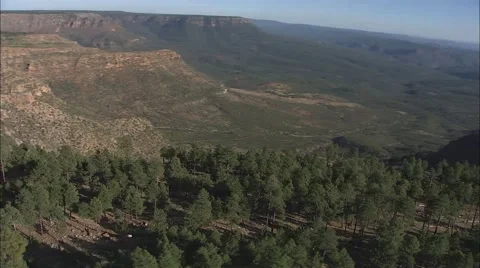 Forest Mountains Cliffs Stock Footage 40686085