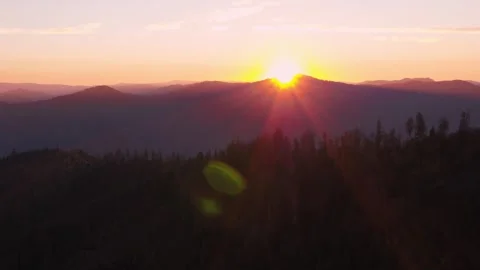 Forest mountains in fall Video stock 255101389