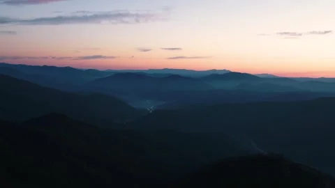 Forest mountains in fall Video stock 255102083